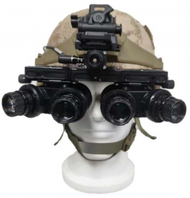 Head-Mounted Quad-Tube Binocular Night Vision Device